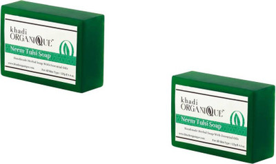 

khadi organique neem tulsi soap(250 g, Pack of 2)