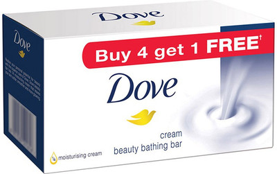 

Dove Cream Beauty Bathing Bar(400 g, Pack of 5)