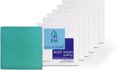 

IHA Cool ‘N’ Soothe Soothing Body Wash Soap, For Oily Skin (Pack of 6)(100 g, Pack of 6)