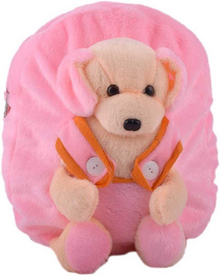 

KIDDIETOWN Cute Puppy Plush School Bag- (pink, Cream) - 36 cm(Pink, Cream), Cream;pink