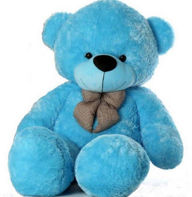 

KIDDIETOWN 4 Feet Teddy High quality Bear Birthday Gift - 120 cm(Sky Blue)