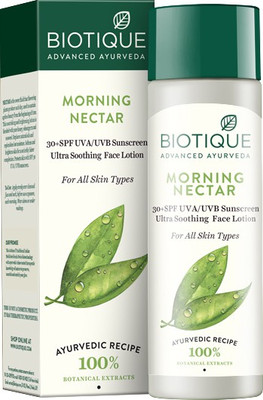 

Biotique Bio Morning Nectar Sunscreen Lotion - SPF 30 PA+(120 ml)
