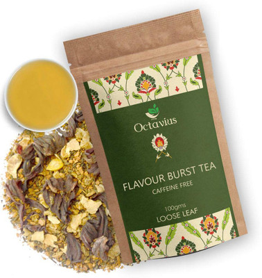

Octavius Flavour Burst Tea (Tisane) Loose Leaf Cinnamon, Hibiscus, Cloves, Lemon Tea(100 g, Vacuum Pack)