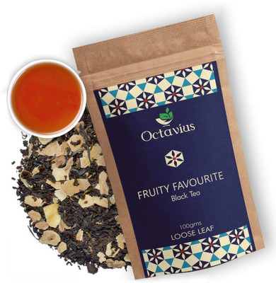 

Octavius Fruity Favourite Black Tea Loose Leaf Orange, Pineapple Tea(100 g, Vacuum Pack)