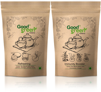 

Good Green Assam Green Tea - 100 GR _pack 2 Cardamom Green Tea(100 g, Pouch)