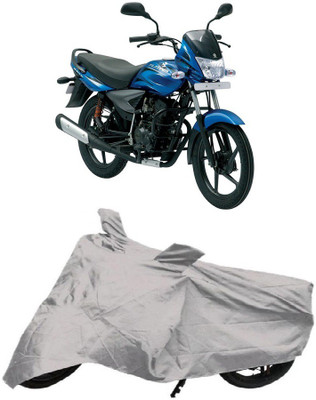 Utkarsh Two Wheeler Cover for Bajaj(Platina, Silver)
