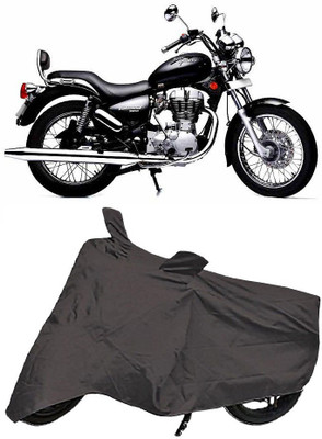 Utkarsh Two Wheeler Cover for Royal Enfield(Twin spark, Grey)