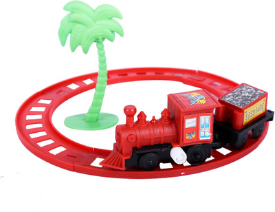 

AutoVHPR 1 Small Chabi Train with 1 Small Engine and 1 Small Bogie and a Train Track(Multicolor)