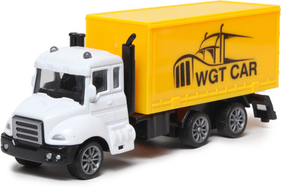 

Joanna Container Heavy Duty Vehicle/Pull Back/Metal(Yellow, White), White;yellow