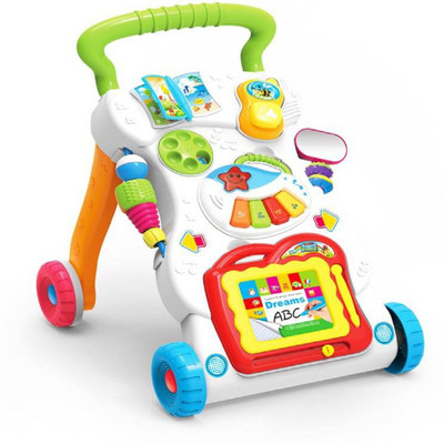 

Babique Musical Activity Walker With Parent Rod(Green)