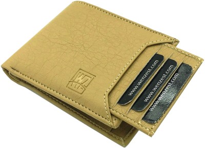 WENZEST Boys Casual Beige Artificial Leather Wallet(6 Card Slots)