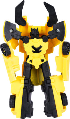 

AutoVHPR Small POcket Size Transformer Toy Car from One Side and Robot from other(Multicolor)