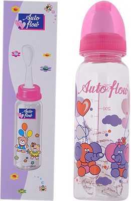 

Auto Flow Premium Feeding Bottle (With Spoon) - 250 ml(Multicolor)