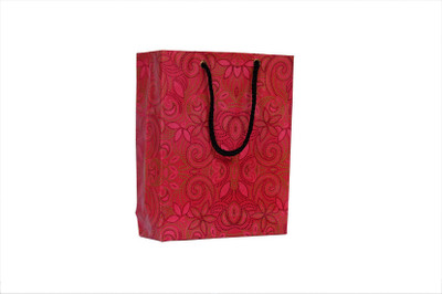 

A&A Printed Party Bag(Maroon, Pack of 10)