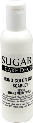 

SUGARIN Icing Color Gel, 125gm_Scarlet Gelatin Paste(125 g)