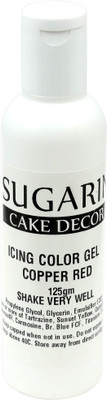 

SUGARIN Icing Color Gel, 125gm_Copper Red Gelatin Paste(125 g)