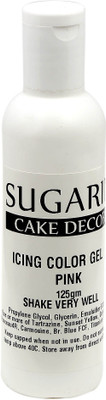 

SUGARIN Icing Color Gel, 125gm_Pink Gelatin Paste(125 g)