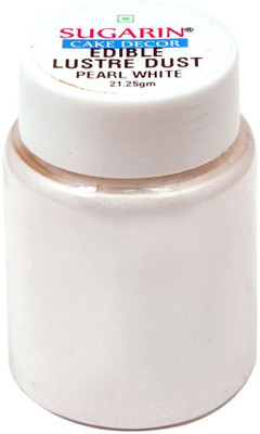 

SUGARIN Edible Lustre Dust, 21.25gm, Pearl White Baking Powder(21.25 g)