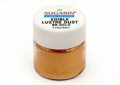 

SUGARIN Edible Lustre Dust, 4.25gm, Brilliant Gold Baking Powder(4.25 g)