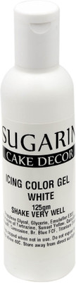 

SUGARIN Icing Color Gel, 125gm_White Gelatin Paste(125 g)