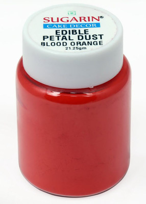 

SUGARIN Ediblle Petal Dust, 21.25gm, Blood Orange Baking Powder(21.25 g)