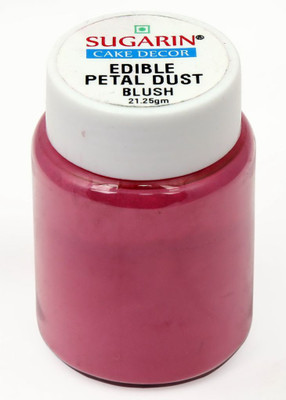 

SUGARIN Ediblle Petal Dust, 21.25gm, Blush Baking Powder(21.25 g)