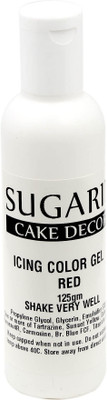 

SUGARIN Icing Color Gel, 125gm_Red Gelatin Paste(125 g)