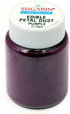 

SUGARIN Ediblle Petal Dust, 21.25gm, Purple Baking Powder(21.25 g)