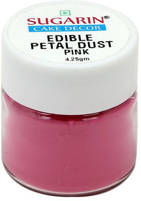 

SUGARIN Ediblle Petal Dust, 4.25gm, Pink Baking Powder(4.25 g)