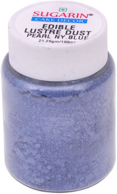 

SUGARIN Edible Lustre Dust, 21.25gm, Pearl Navy Blue Baking Powder(21.25 g)