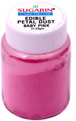 

SUGARIN Ediblle Petal Dust, 21.25gm, Baby Pink Baking Powder(21.25 g)