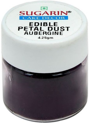 

SUGARIN Ediblle Petal Dust, 4.25gm, Aubergine Baking Powder(4.25 g)