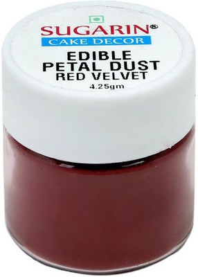 

SUGARIN Ediblle Petal Dust, 4.25gm, Red Velvet Baking Powder(4.25 g)