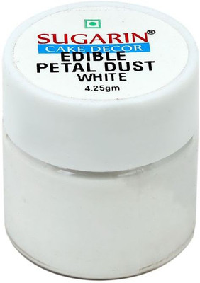 

SUGARIN Ediblle Petal Dust, 4.25gm, White Baking Powder(4.25 g)