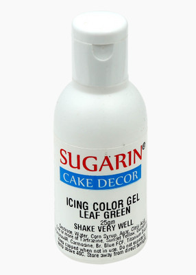 

SUGARIN Icing Color Gel, 25gm, Leaf Green Gelatin Paste(25 g)