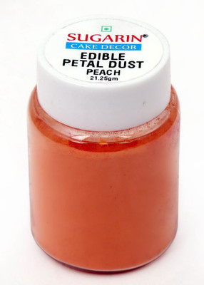 

SUGARIN Ediblle Petal Dust, 21.25gm, Peach Baking Powder(21.25 g)