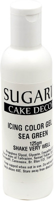 

SUGARIN Icing Color Gel, 125gm_Sea Green Gelatin Paste(125 g)