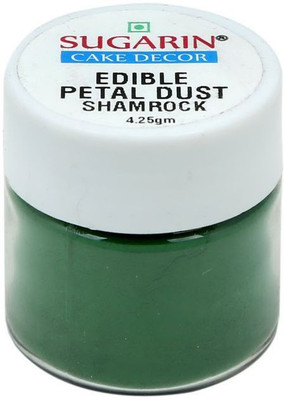

SUGARIN Ediblle Petal Dust, 4.25gm, Shamrock Baking Powder(4.25 g)