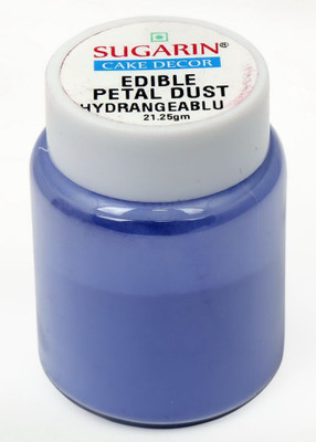 

SUGARIN Ediblle Petal Dust, 21.25gm, Hydrangea Blue Baking Powder(21.25 g)