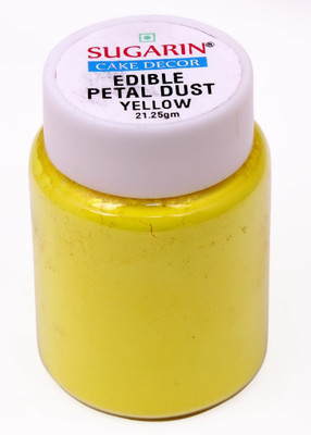 

SUGARIN Ediblle Petal Dust, 21.25gm, Yellow Baking Powder(21.25 g)