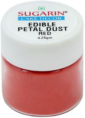

SUGARIN Ediblle Petal Dust, 4.25gm, Red Baking Powder(4.25 g)