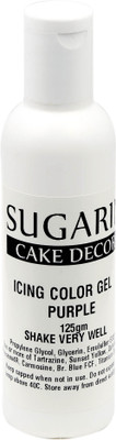 

SUGARIN Icing Color Gel, 125gm_Purple Gelatin Paste(125 g)