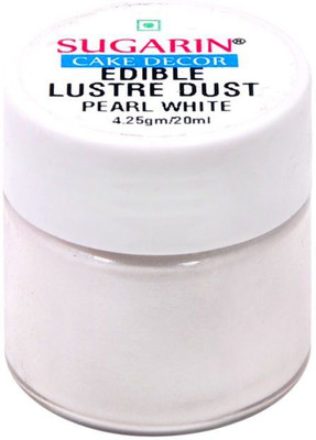 

SUGARIN Edible Lustre Dust, 4.25gm, Pearl White Baking Powder(4.25 g)