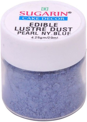 

SUGARIN Edible Lustre Dust, 4.25gm, Pearl Navy Blue Baking Powder(4.25 g)