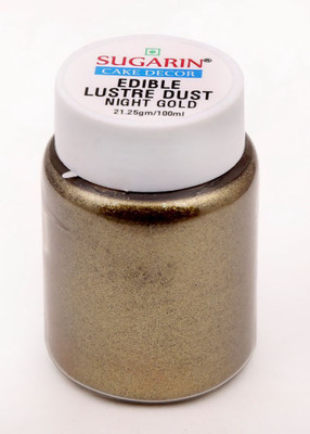 

SUGARIN Edible Lustre Dust, 21.25gm, Real Gold Baking Powder(21.25 g)