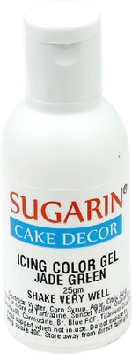 

SUGARIN Icing Color Gel, 25gm, Jade Green Gelatin Paste(25 g)