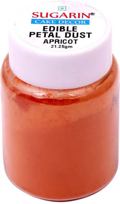 

SUGARIN Ediblle Petal Dust, 21.25gm, Apricot Baking Powder(21.25 g)