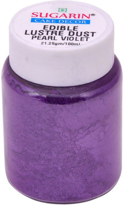 

SUGARIN Edible Lustre Dust, 21.25gm, Pearl Violet Baking Powder(21.25 g)