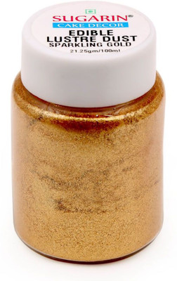 

SUGARIN Edible Lustre Dust, 21.25gm, Sp. Orange Baking Powder(21.25 g)