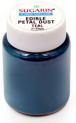 

SUGARIN Ediblle Petal Dust, 21.25gm, Teal Baking Powder(21.25 g)